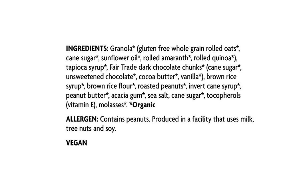 Nature's Path Organic Sunrise Chunky Choco Peanut Breakfast Bars   Box  175 grams